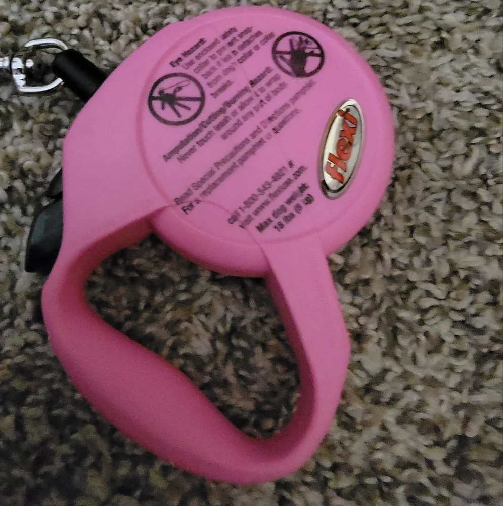 Flexi Pink Retractable Leash